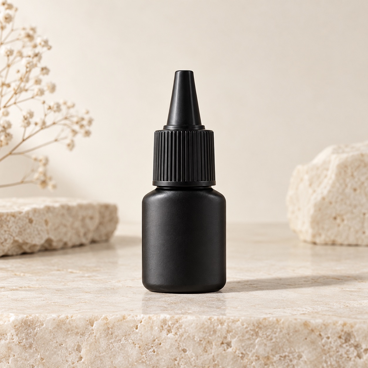 Demo photo of a professional adhesive bottle