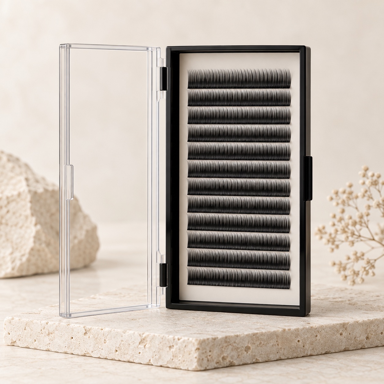 Demo photo of a lash tray